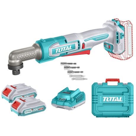 Llave De Impacto Angular Inalámbrica 20v 1/4" 80Nm - Doble Batería + Maletín Llave De Impacto Angular Inalámbrica 20v 1/4" 80Nm - Doble Batería + Maletín