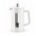 Cafetera Prensa Francesa 1000ml Vidrio Borosilicato Blanco