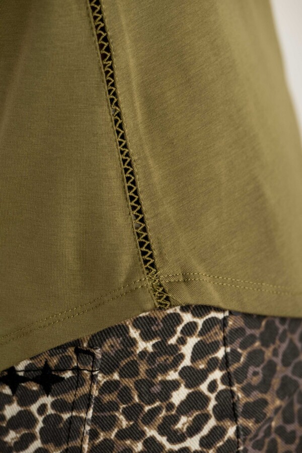 Musculosa Algodón Peinado Safari