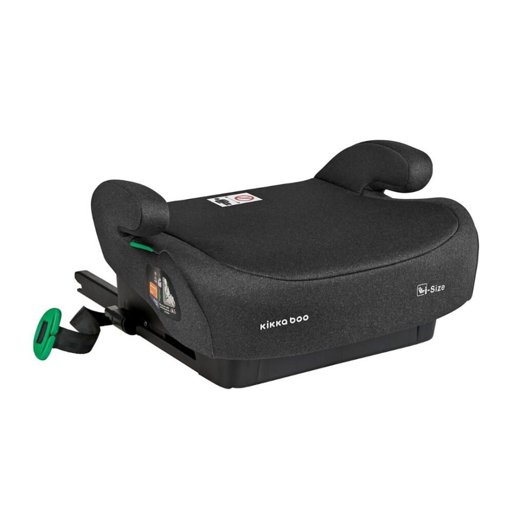 BOOSTER ALZADOR KIKKABOO ISOFIX 22-36KG NEGRO