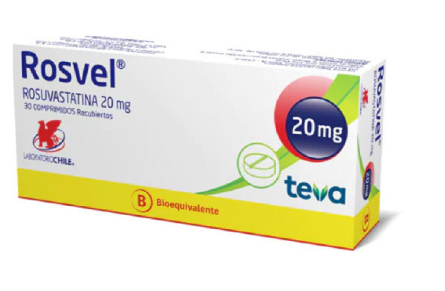 ROSVEL 20 MG. CJ X 30 COMP. 