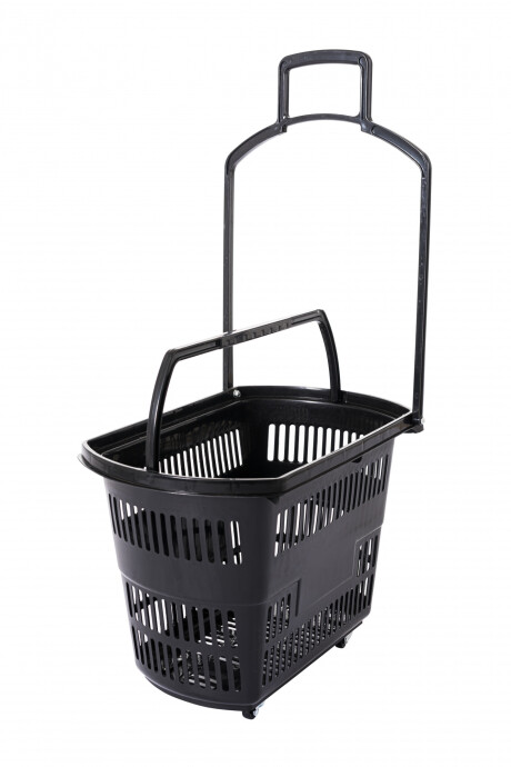 Carro Cesto Supermercado Negro Carro Cesto Supermercado Negro