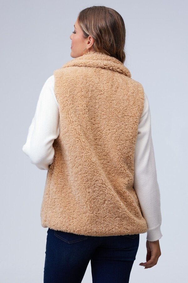 Chaleco Sherpa BEIGE