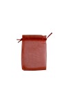 Bolsa organza 9x15 cm. ROJO