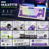 Teclado Mecánico Fantech Maxfit8 One Piece Mk921 BLANCO