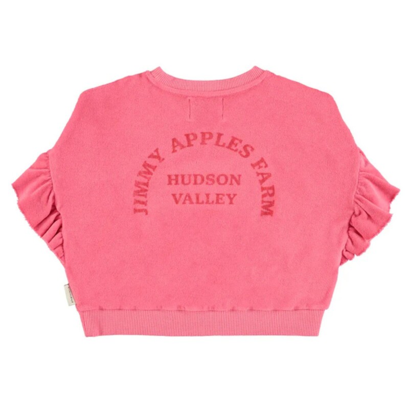 Buzo fucsia con volados Manzana 24 meses Piupiuchick Buzo Fucsia Con Volados Manzana 24 Meses Piupiuchick