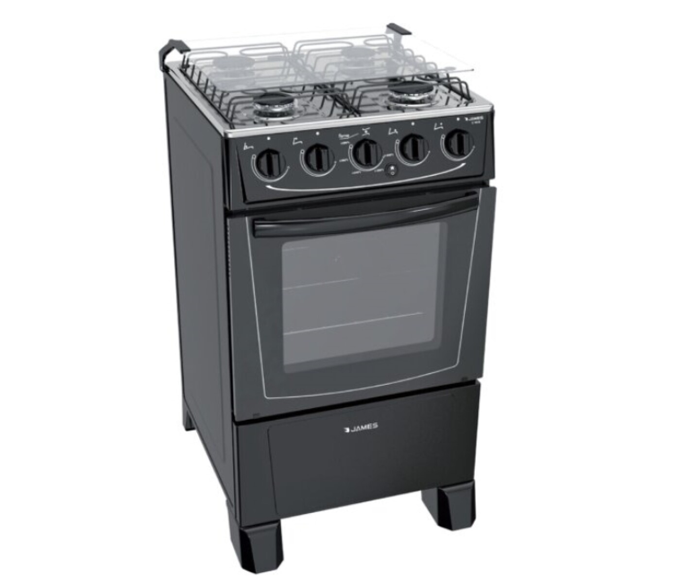 Cocina Gas James C 105 Negra 