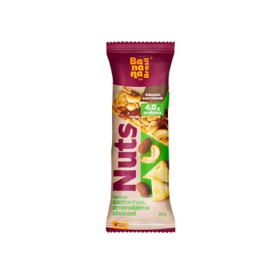 Barritas Castañas Maní y Ananá 25g Nuts Bar Nuts Bar 25g Anana Y Piña