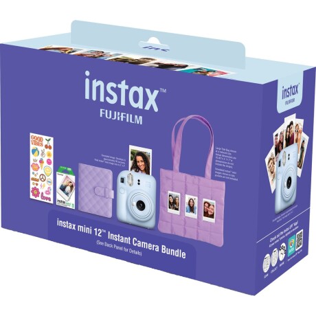 Camara Fujifilm Instax Mini 12 Holiday Bundle Azul 001