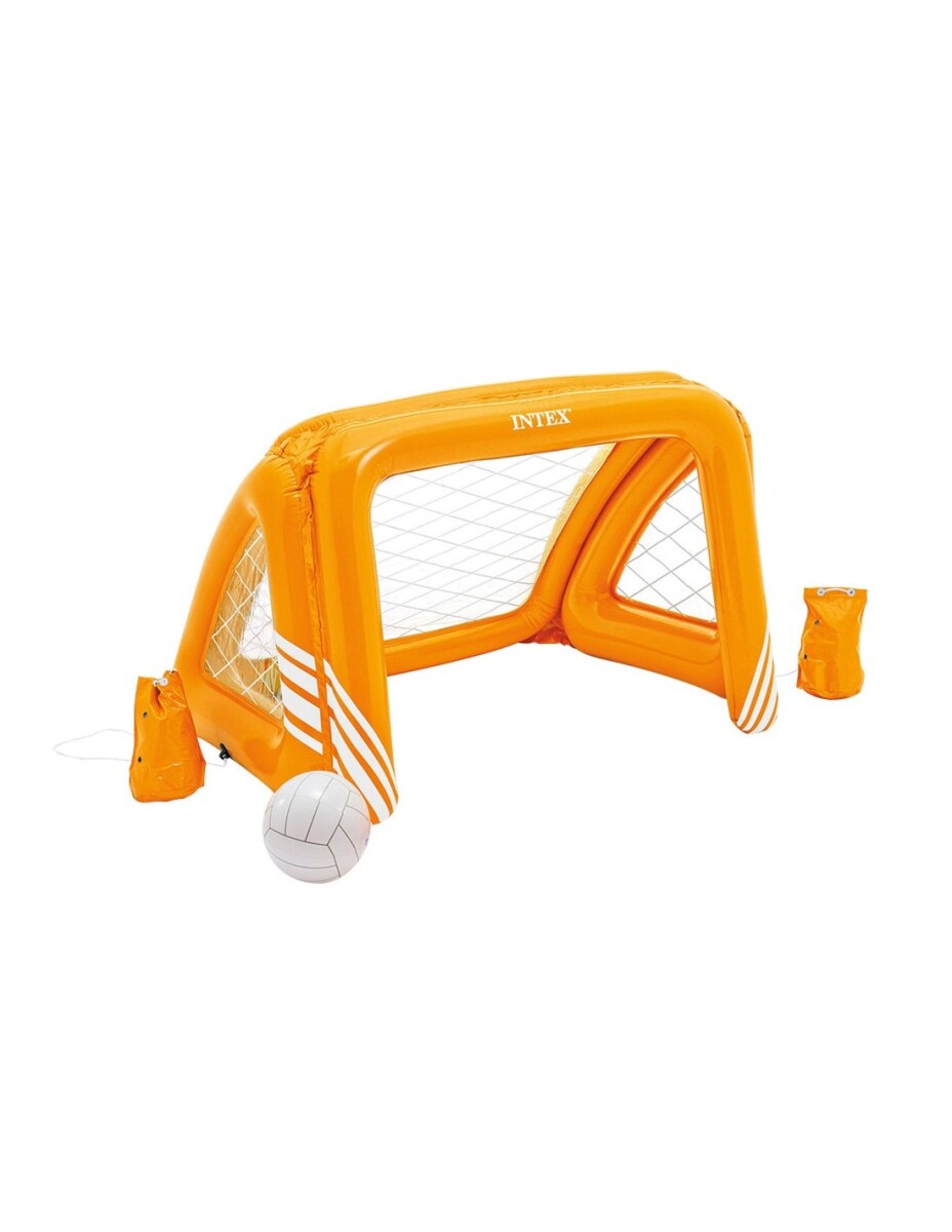 INTEX ARCO INFLABLE DE FÚTBOL - WATERPOLO + PELOTA 140 X 89 X 81 CMS 