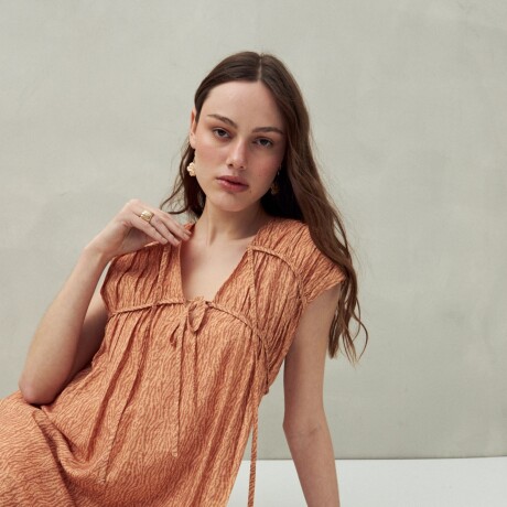 VESTIDO WILLA Caramelo