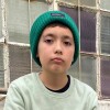Gorro Dama Tejido Liso Rusty Verde