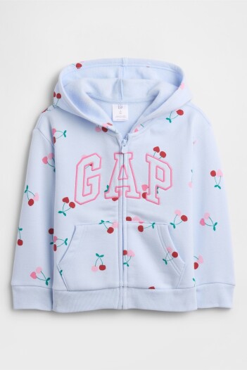 Canguro Con Cierre Logo Gap Toddler Niña Serene Blue