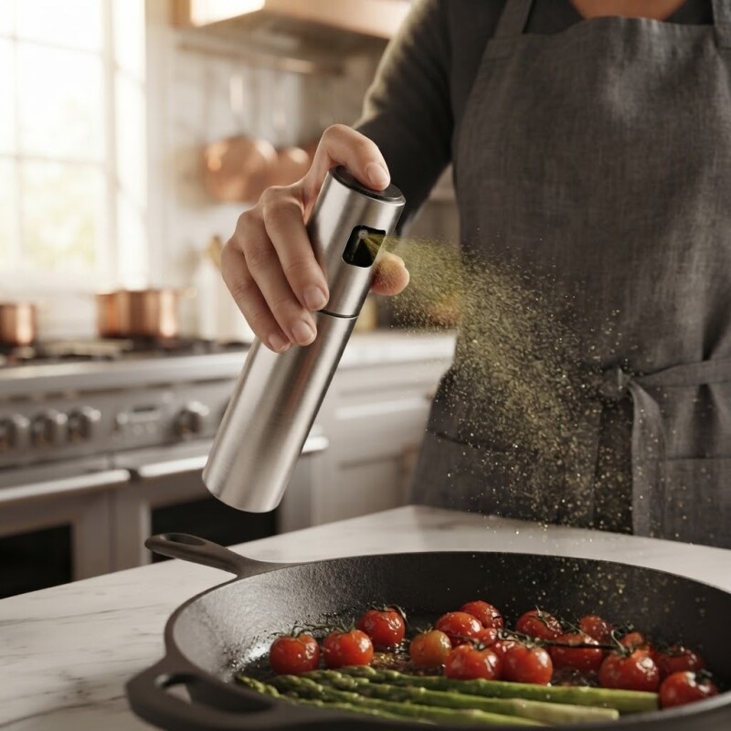 Rociador Pulverizador de Aceite Spray Cocina Acero Inoxidable Rociador Pulverizador de Aceite Spray Cocina Acero Inoxidable
