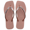 Ojotas Havaianas Slim Square Magic Sequin Rosado
