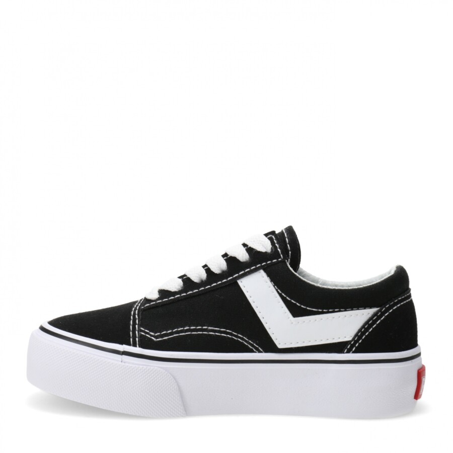 Championes Infantiles PONY Old School KIDS Plataforma Negro