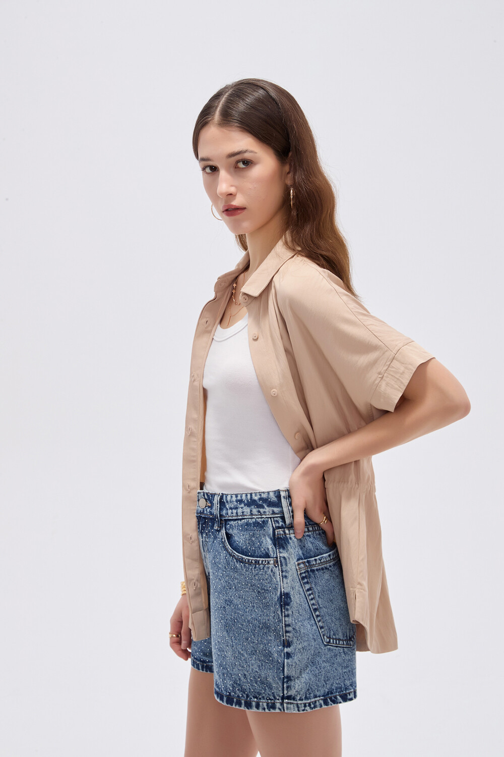 Camisa Tarea Beige