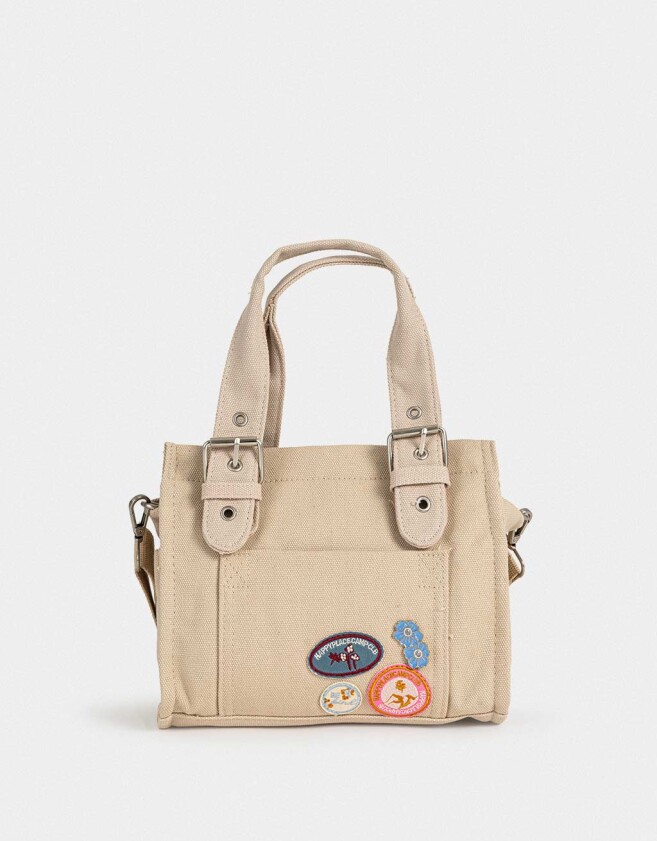 City Cartera City Parches - Marron Beige