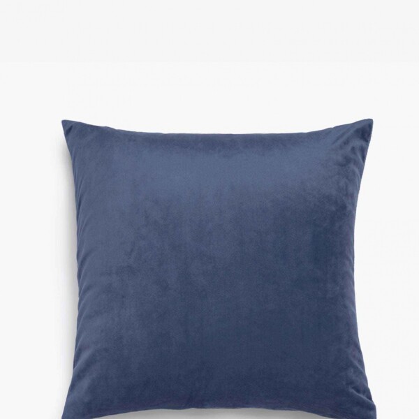 Funda de almohadón VELVET Azul - Medium