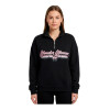 Buzo Wonder Woman Dama ( Half Zip ) de Mujer - WWIAFW24500 Negro