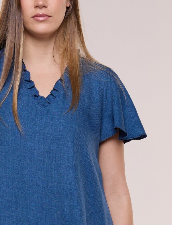 Vestido Holgado Escote V JEAN
