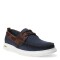 Zapatos de Hombre Democrata NOMO con cordones Azul Jean - Marrón Oscuro