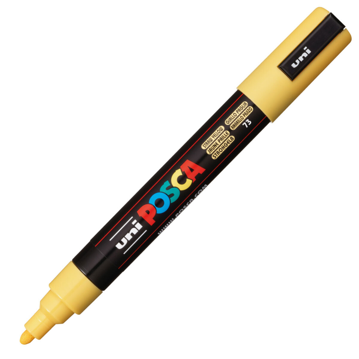 MARCADOR UNI POSCA 2.5 MM AMARILLO PAJIZO 