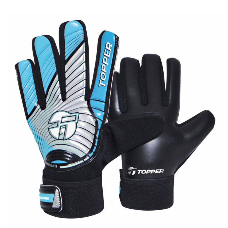 Guantes de Niños Topper Titanium III Azul - Gris - Negro