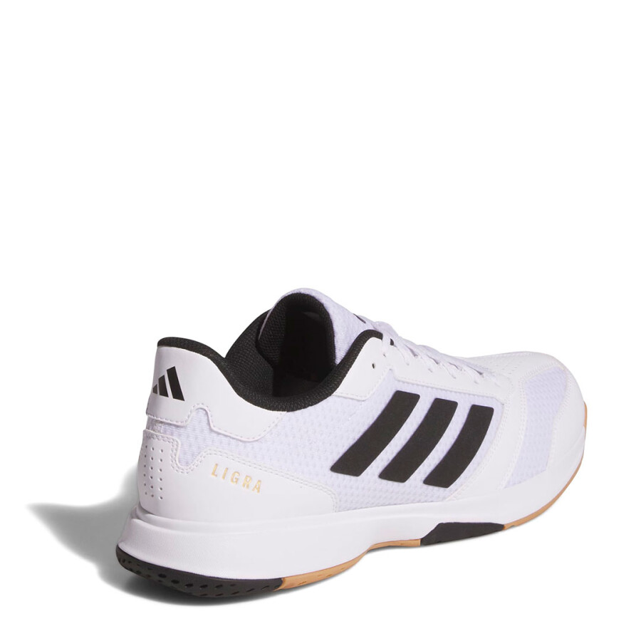 Championes de Hombre Adidas Ligra 8 M Blanco - Negro
