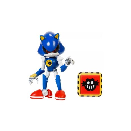 Figura Articulada Sonic The Hedgehog - Metal Sonic w/Eggman Bomb - 10cm Figura Articulada Sonic The Hedgehog - Metal Sonic w/Eggman Bomb - 10cm