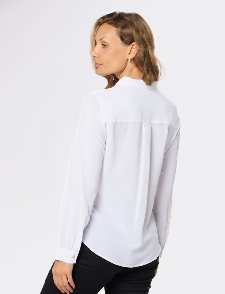 BLUSA MANGA LARGA Blanco