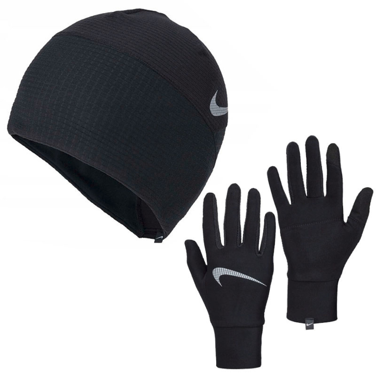 Guantes Nike Essential Hat And Glove Set Unisex - Negro 