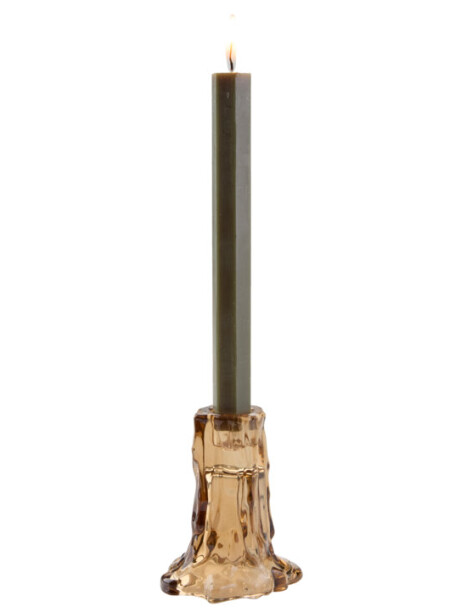 Vela candelabro HOLME H20cm oliva 4u/pk Vela candelabro HOLME H20cm oliva 4u/pk
