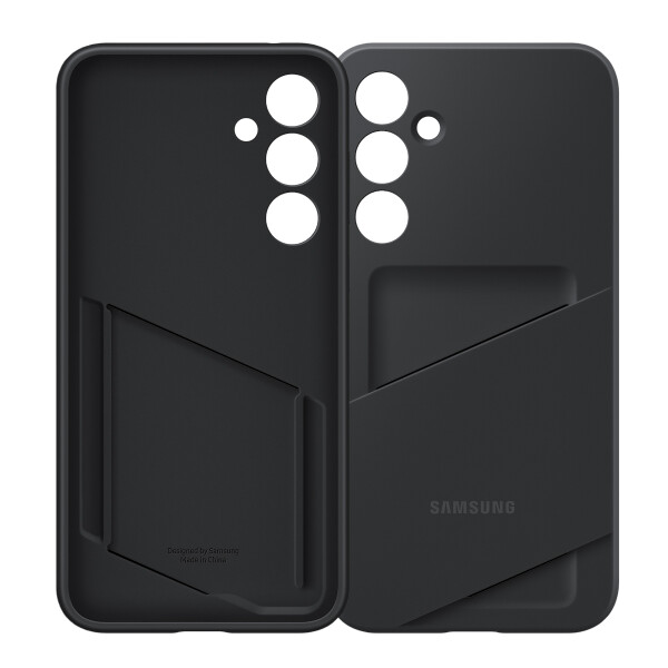 Estuche Protector De Silicona Samsung Galaxy A35 Con Porta Tarjeta NEGRO