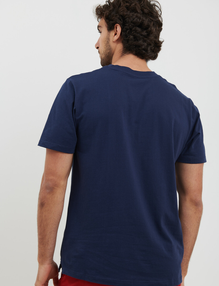 520290 T-SHIRT HARRY Azul Oscuro