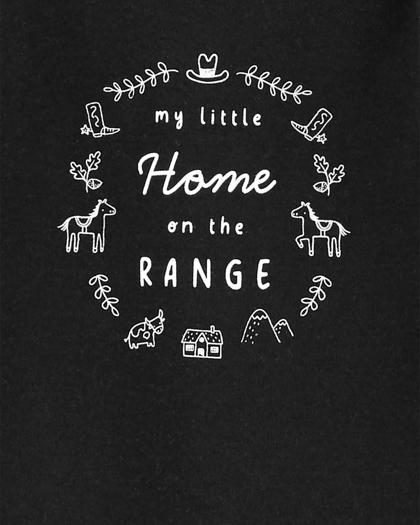 Set tres piezas pantalón y dos bodies de algodón Sin color