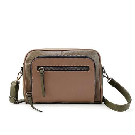 Cartera Esparta Mauve, Topo, Miel Y Oliva