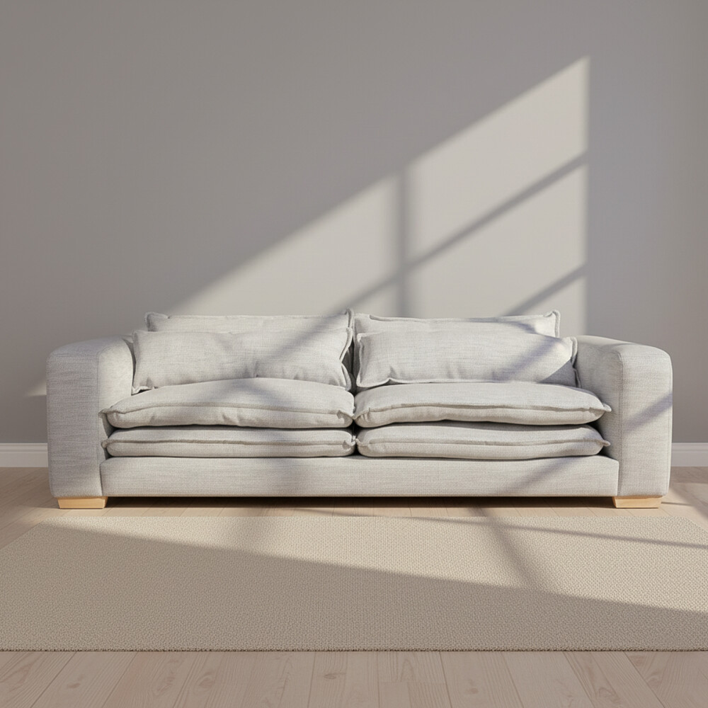 SILLÓN 3 CUERPOS TELA-PREMIUM GRIS PIAZZA