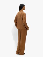 Camisa Lisa 100% Lyocell marron