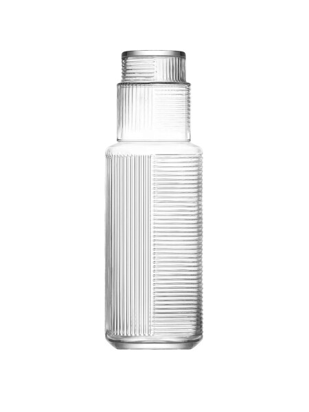 JARRA CON VASO SET 2PCS TRANSPARENTE