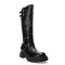 Bota de Mujer Miss Carol HARBOR de caña alta con hebillas Negro