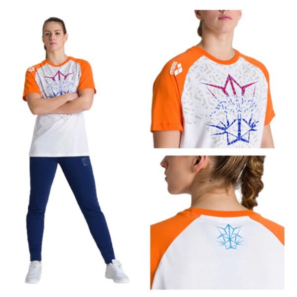 Remera Arena Bishamon Raglan T-Shirt - Juegos Olimpicos Tokio 2020 Paises Bajos