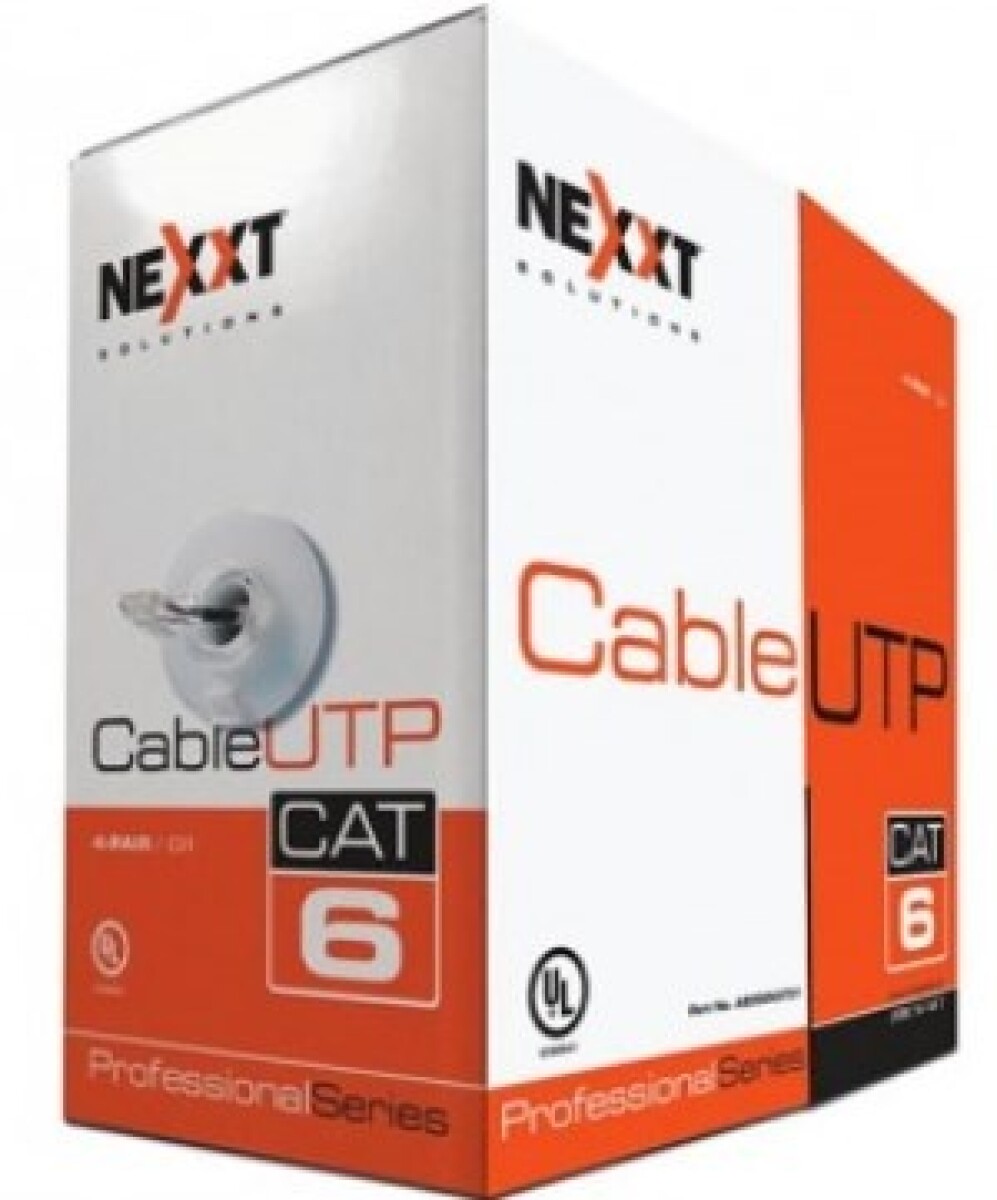 Nexxt Enterprise Cat6 U/UTP Cable 4P 23AWG CM 305m GR 