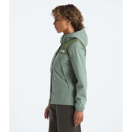Campera Impermeable Antora mujer Slate Moss/bark Mist