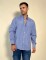 Camisa a cuadros Inti Celeste