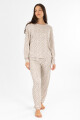 Pijama need leopard beige Crema