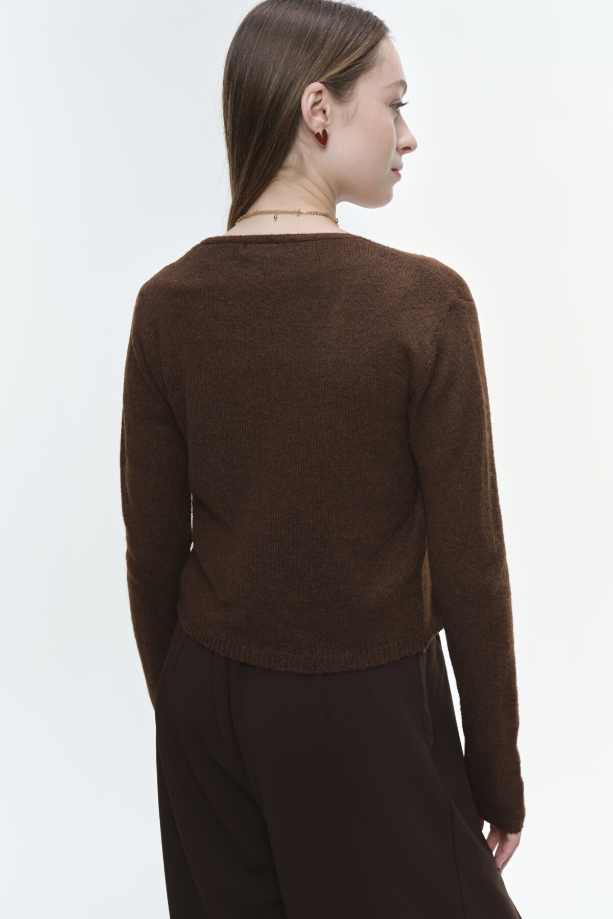 Cárdigan Aya Marron