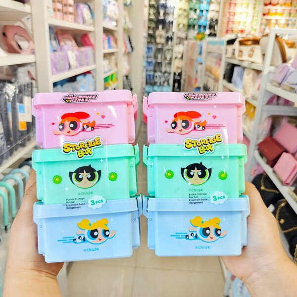 Organizador chicas superpoderosas 3pcs Organizador chicas superpoderosas 3pcs