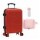 Set Viaje Valija Rígida Grande + Neceser + Dispensador 4 Bot Rojo