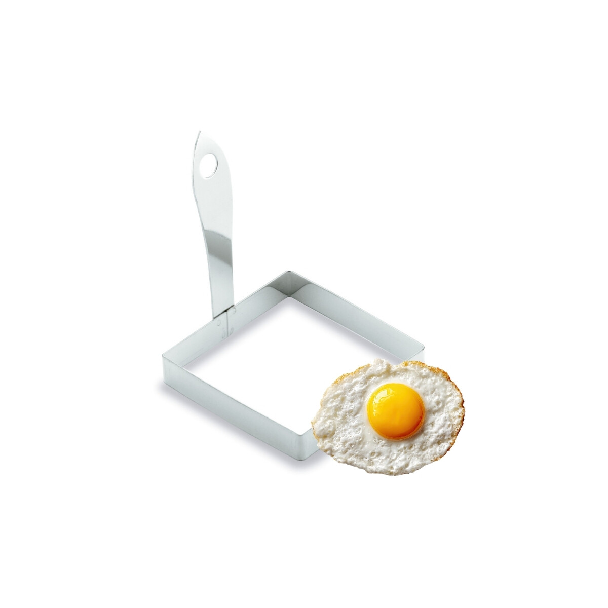 Molde de huevo cuadrado. De acero inoxidable 85 x 85 mm Lacor 